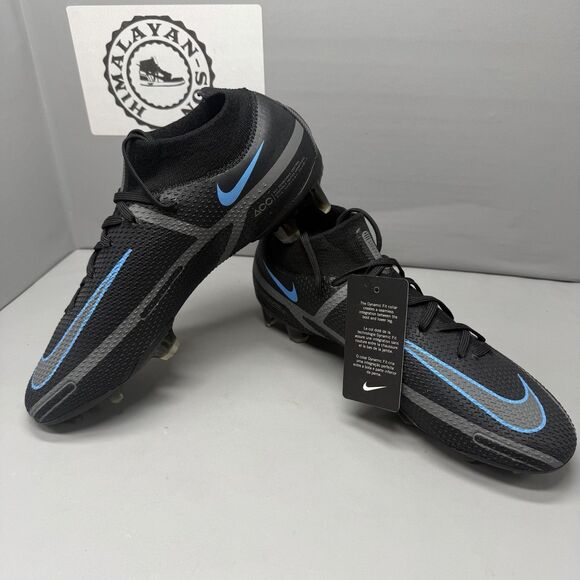 Nike Phantom GT2 Elite FG ACC Black Blue Soccer Cleats CZ9889-004 Men Sz 6 NEW main image 9
